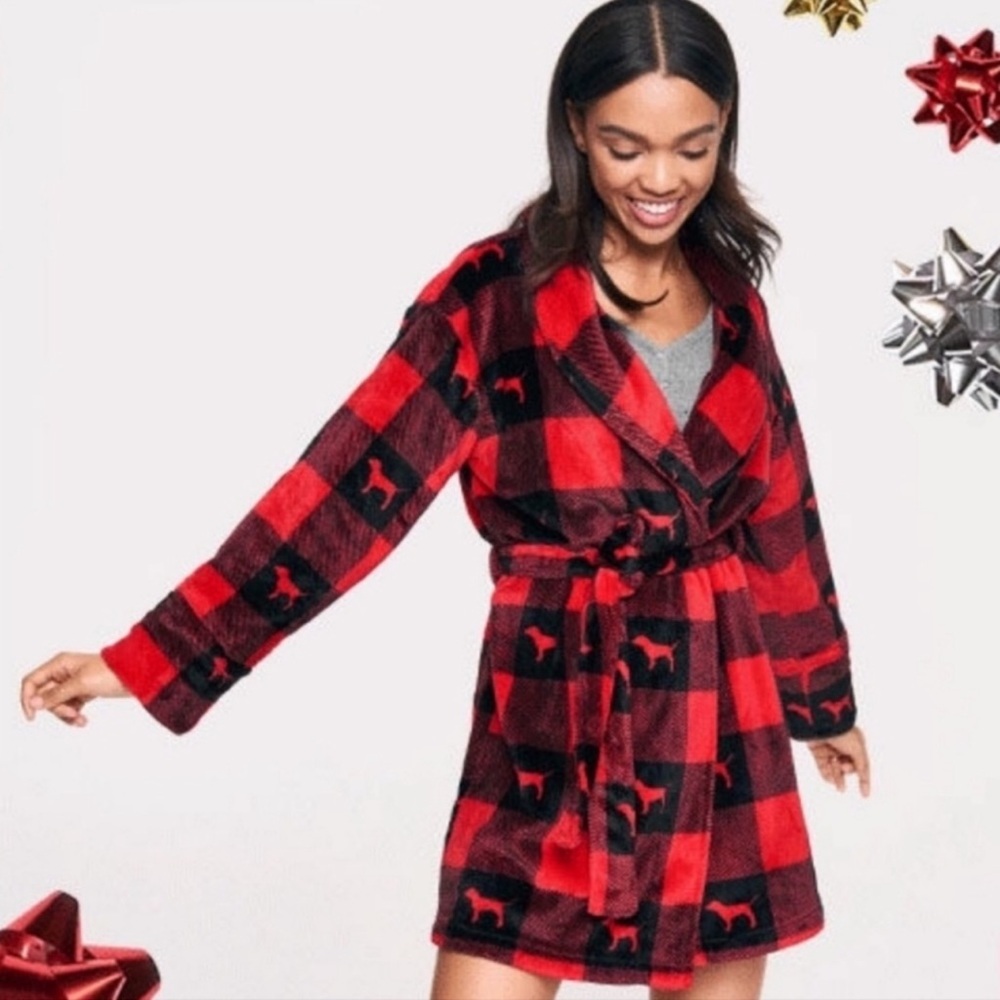 Plaid Victoria Secret Robe